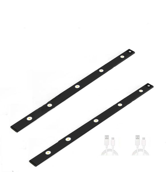 2 Packs 60cm Under Cabinet Motion Sensor LED Lights