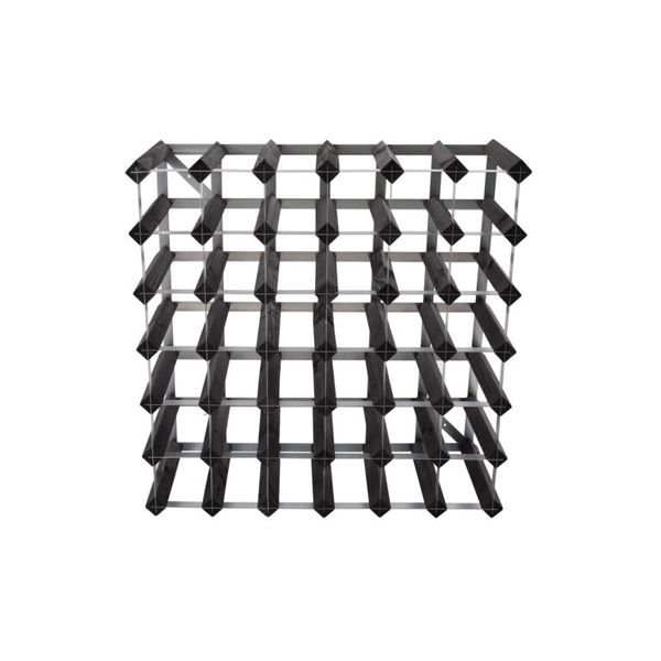 Swedish Wine Rack 42 Bottle - Dark Pine