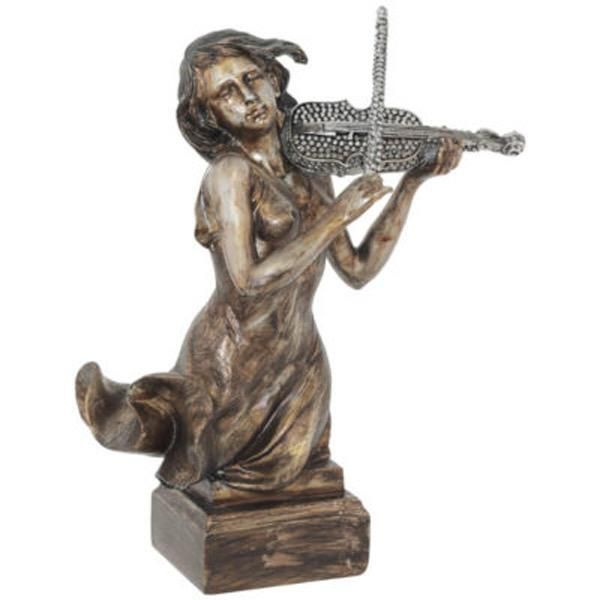 MC - Lady Playing Violin Sculpture