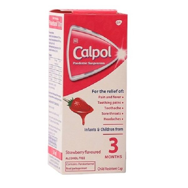 Calpol - Paediatric Syrup 50ml - Strawberry x 2