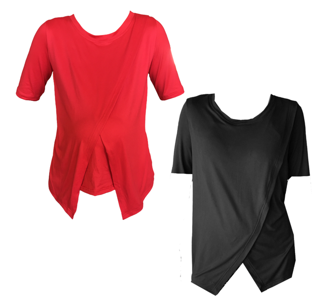 Short Sleeve - 2 Pack - Red &amp; Black image