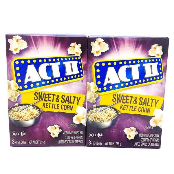 ACT 11 - Sweet &amp; Salty Popcorn (6 x 85g Popcorn Bags)