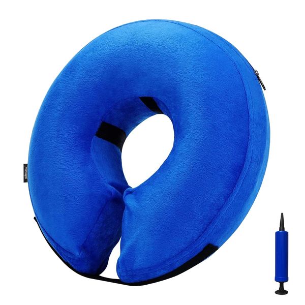 38Cm-50Cm Inflatable Protective Pet Dog Collar Neck Pillow