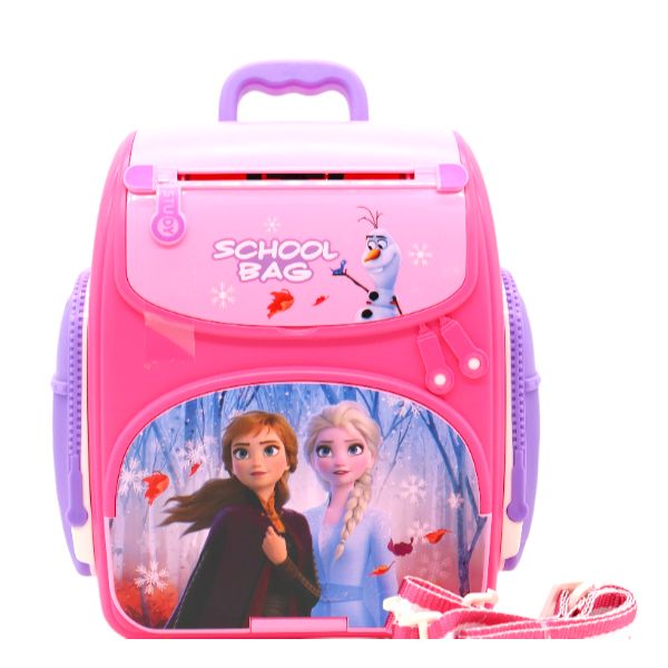 Frozen School Bag with ATM Toy Machine