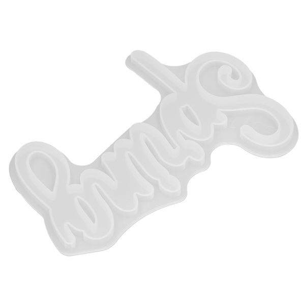DIY Silicone Mold for English Letter Doorplate