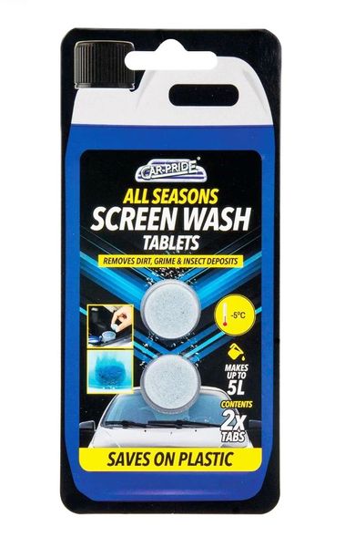 Car-Pride Screen Wash Tablets 2-Pack