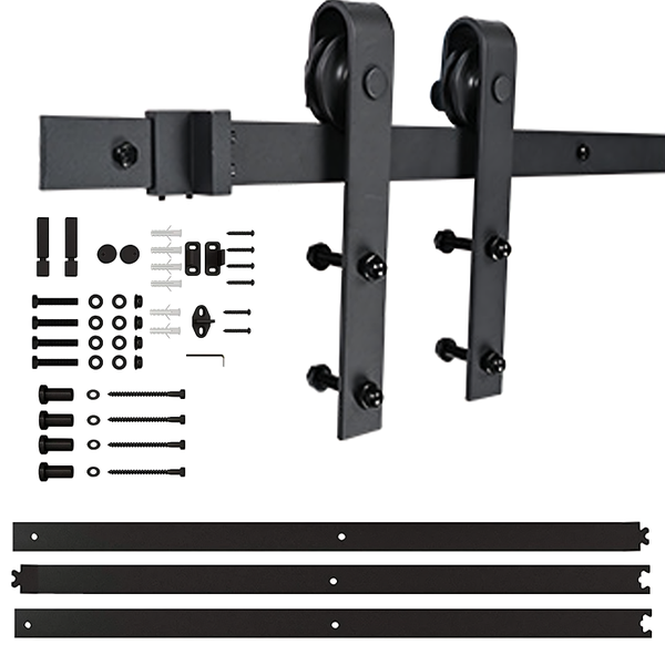 Sliding Barn Door Track Heavy Duty Barn Door Hardware Kit J Shape Hanger