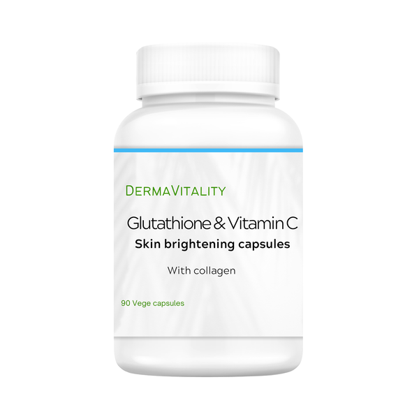 Skin Brightening Supplement With Glutathione, Vitamin C &amp; Collagen