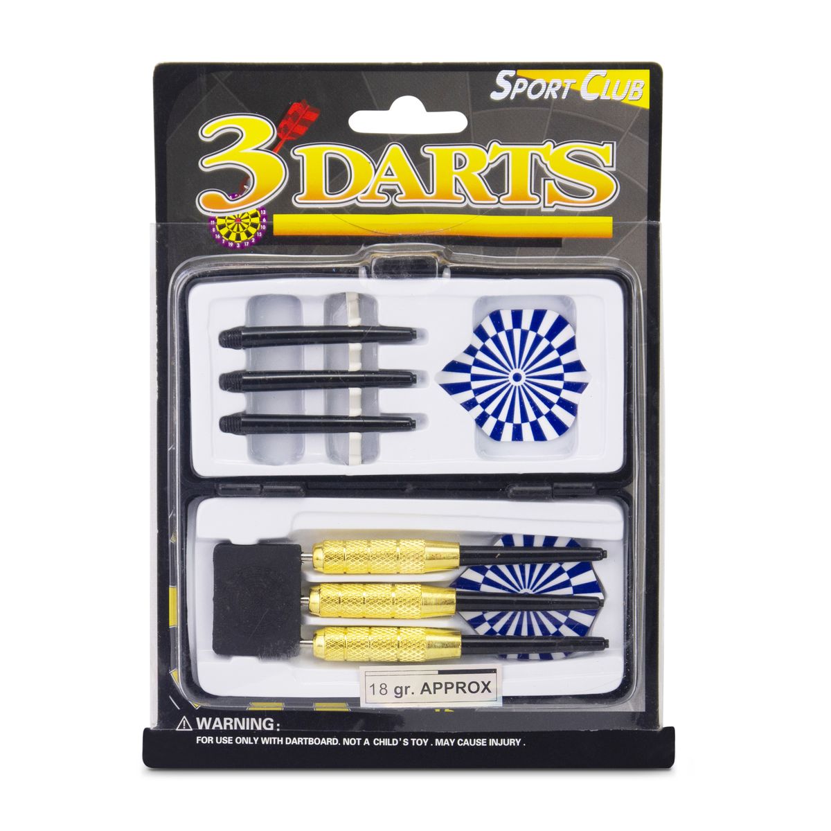 Sport Club Darts Set Bar Game Black and Brass 3 Piece Buy