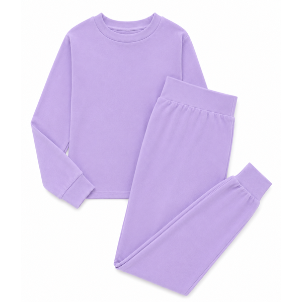 Ribbed Loungeset - Lilac