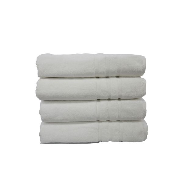 SR Luxury - 100% Cotton 4 Pack Bath Sheet - 750GSM Platinum