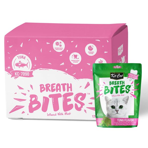 BreathBites Tuna Flavour (60g) X 12 Packs