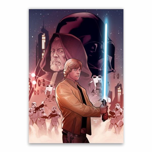 Luke Skywalker VS The Empire Poster - A1