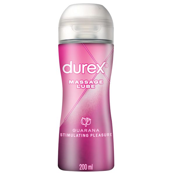 Durex 200ml, Play 2in1 Sensual Massage &amp; Lubricant Gel, Guarana