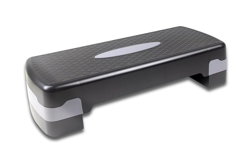 Adjustable Fitness Step Platform - 2-Level Aerobic Exercise Pedal