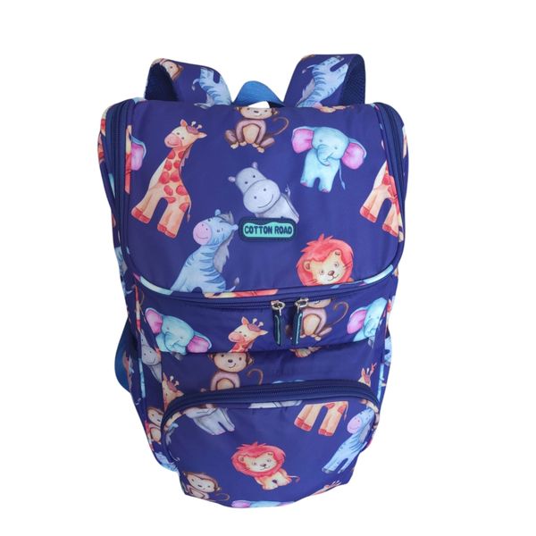 Cotton Road Baby Bag - Backpack - Zoo Animals