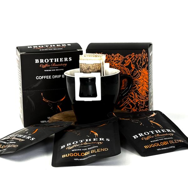 Brothers Coffee Roastery Bugolobi Blend Drip Bags Medium Dark Roast 10's