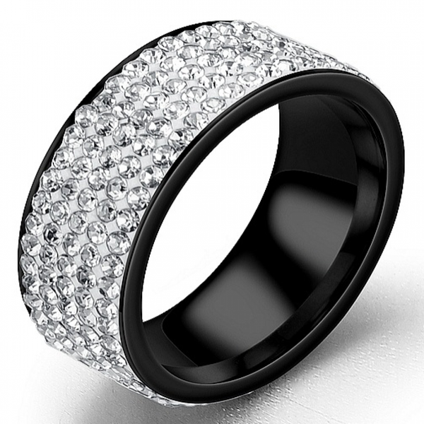 Stainless Steel Couple Ring - Silver