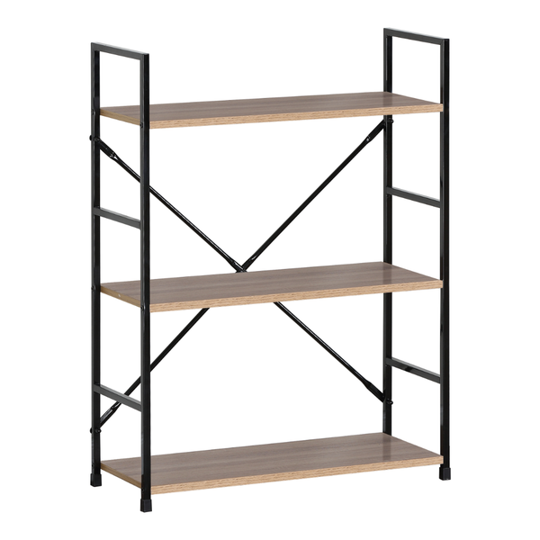 FDB Three Tier Shelf Wild Oak