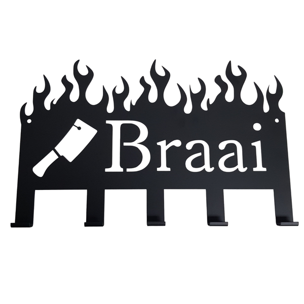 Lifespace "Braai (with cleaver)" Braai 5 Hook Utility Rack
