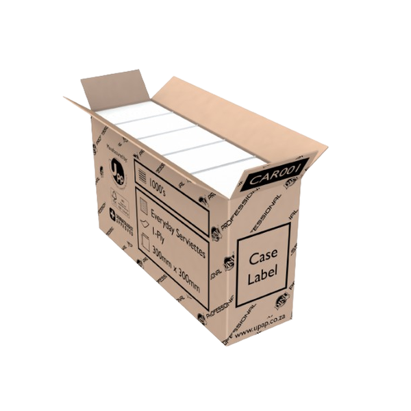 Dinu Professional Everyday Serviettes - Carton of 1000 Napkins 1 Ply