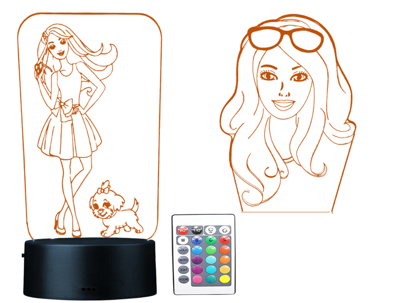 BARBIE You're Beautiful Smart Creative LED LampLight