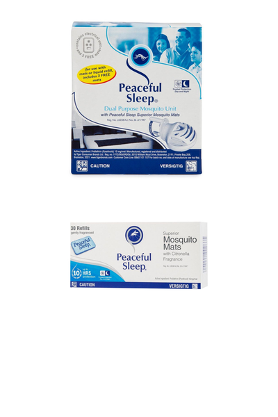 Peaceful Sleep Duel Purpose Led Unit + Peaceful Sleep Mosquito Mats