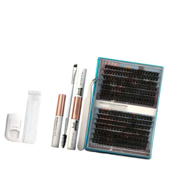 Eyelash Kit Natural Eyelash Cluster 266 Pieces Eyelash Extension 10-16mm