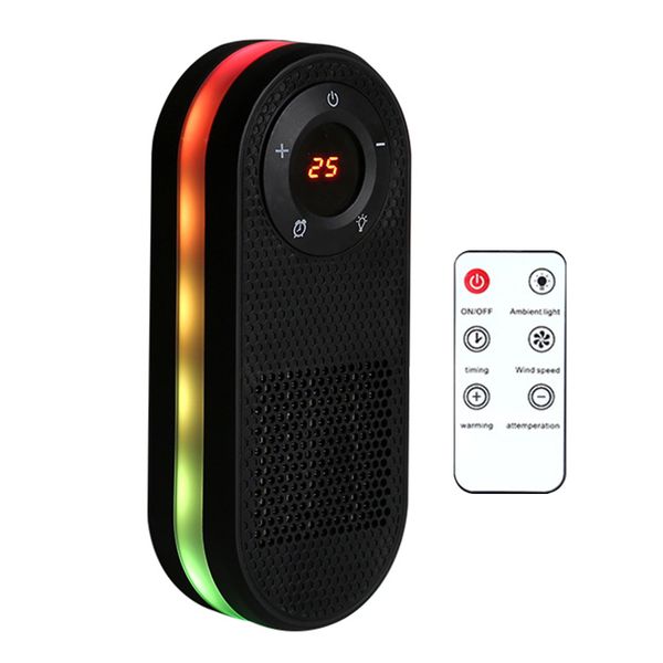 IPSTYLE Wall Mounted Space Heater Overheat Protection Quiet Desk Warmer