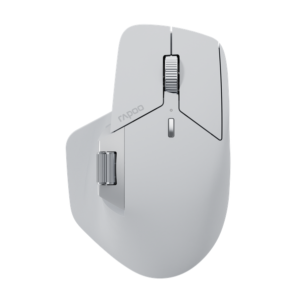 Rapoo MT760L Multi-mode Wireless Optical Mouse - Grey White