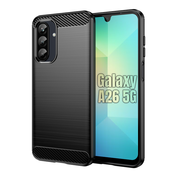 CellTime Carbon Fiber Design Case for Galaxy A26 5G Shockproof Cover
