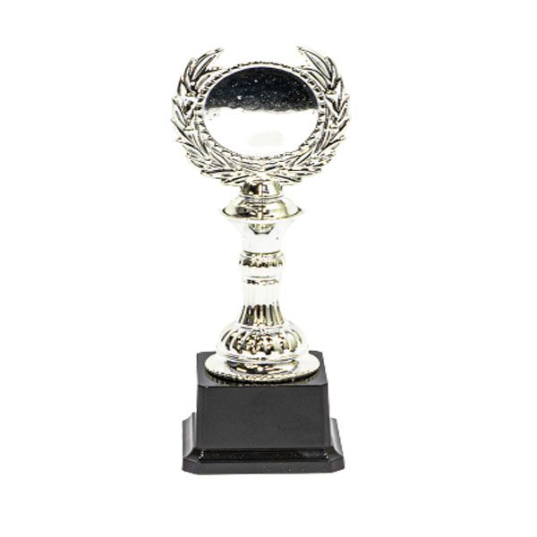 Silver Plain Figure Trophy with Base - Large