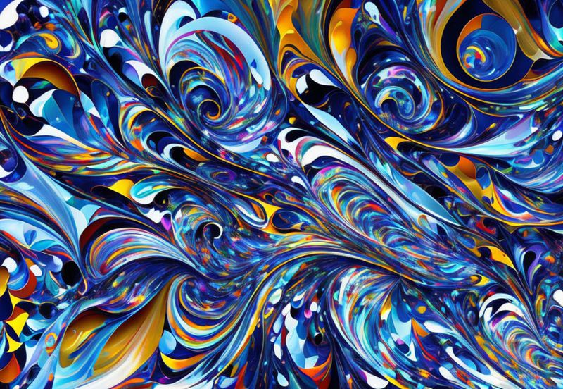 Canvas Wall Art - Waves Abstract Artwork