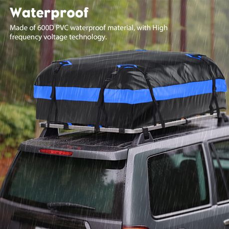 Waterproof Car Roof Luggage Bag Carrier Bag 127x97x45cm Blue