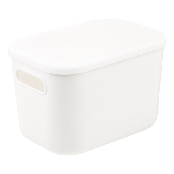 Deli PP storage box 7.2L WHITE 25.5x18x15.8CM
