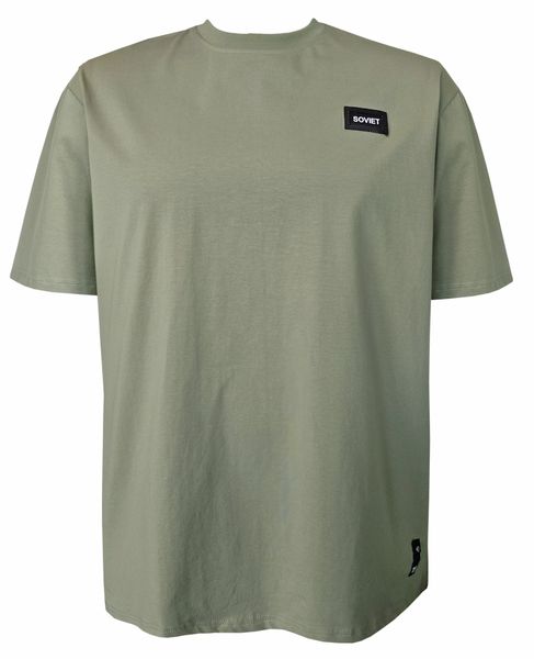 Soviet Jin Mens Short Sleeve Box Fit T-Shirt - Silver Sage