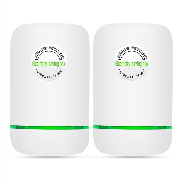 2Pcs Power Save Energy Saver Electricity Saving Box Us Plug