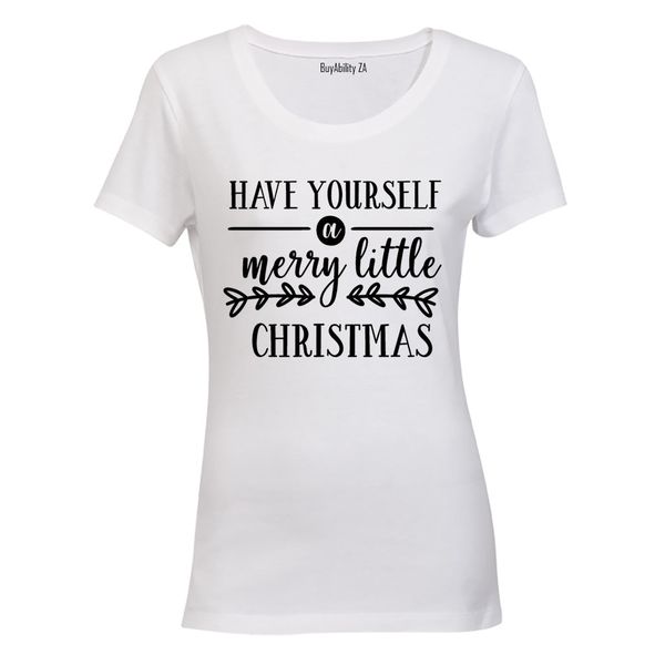 Merry Little Christmas! - Ladies - T-Shirt - White