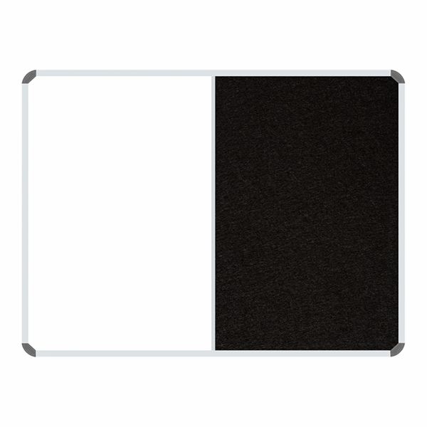 Parrot Black Combination Whiteboard 1200mm x 900mm Buy
