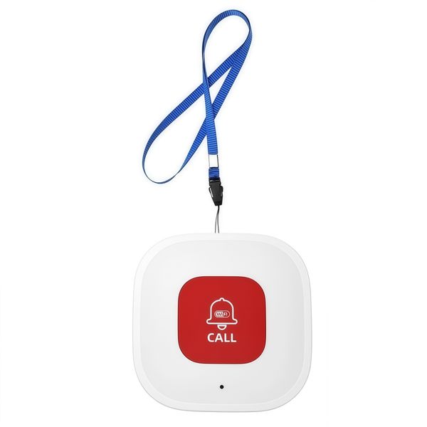 Wifi Caregiver Call Button For Elderly, App Alerts, No Monthly Fee