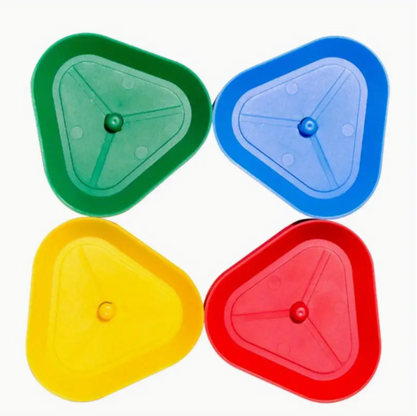 4Pcs Playing Card Holder Stand, Little Hands Triangle Standing Poker Holder