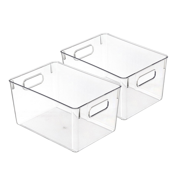 Open, Transparent Storage Containers