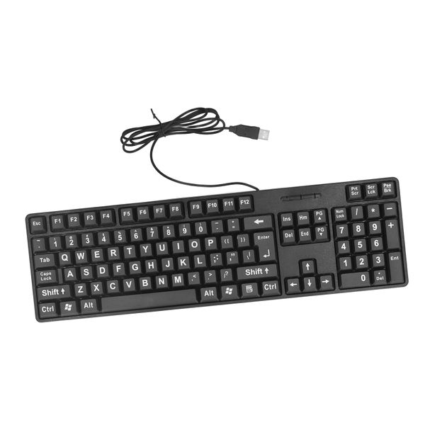 Large Print Wired Keyboard