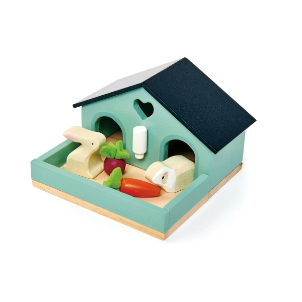 Tender Leaf Wooden Pet Rabbit Set