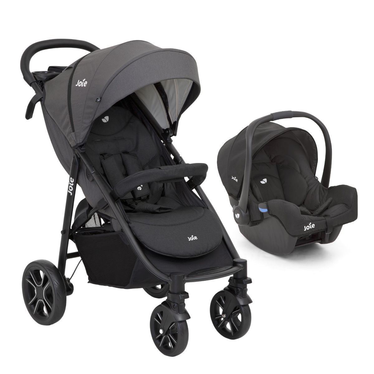 Joie Litetrax 4 Travel System - Coal