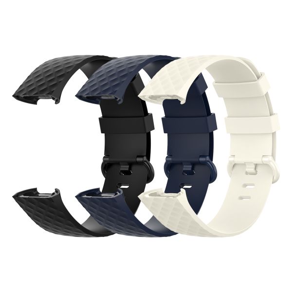3 PACK Strap Compatible With Fitbit Charge 4/Charge 3/Charge 3 SE-Small