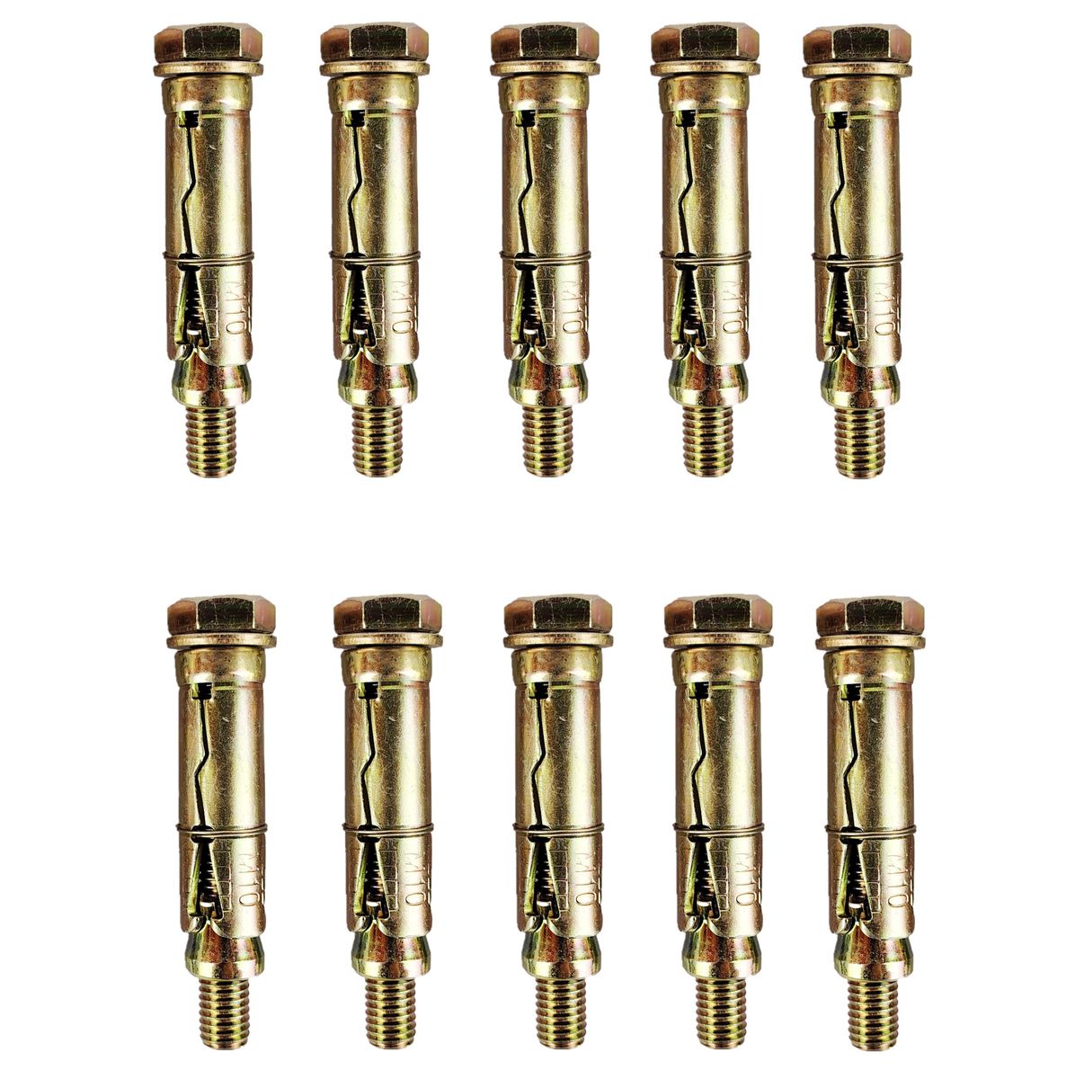 Osprey - M10 Rawl Bolts 10x75mm Heavy-Duty Anchor bolts - 10 pack