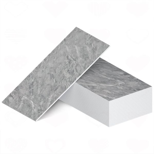 20 Sheets Waterproof Marble Wall Stickers Peel and Stick Panel Decor