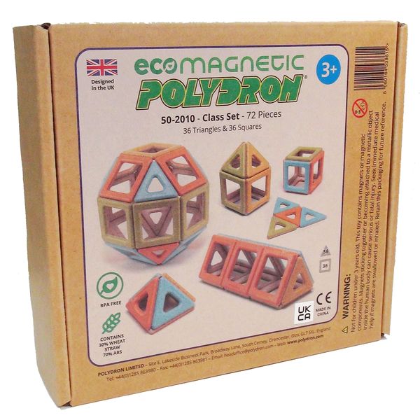 Eco Magnetic Polydron Class Set
