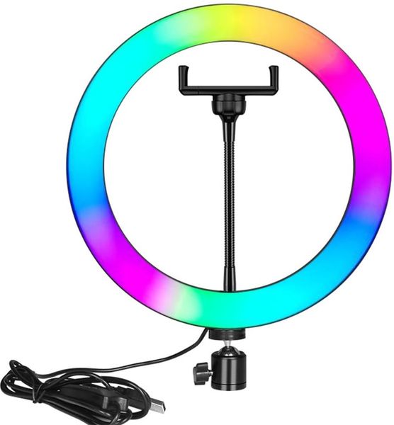 Nesty 14 Inch Multipurpose USB Powered Selfie RGB LED Ring